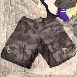 Venum Men's Athletic Shorts - Black Camo